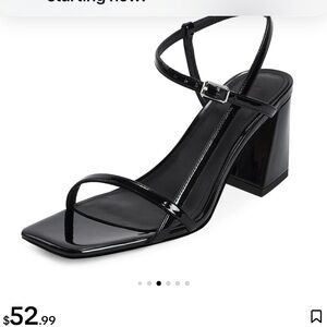 Elegant Black Strappy Heels